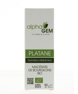 Platane (Platanus orientalis) bourgeon unitaire BIO, 50 ml